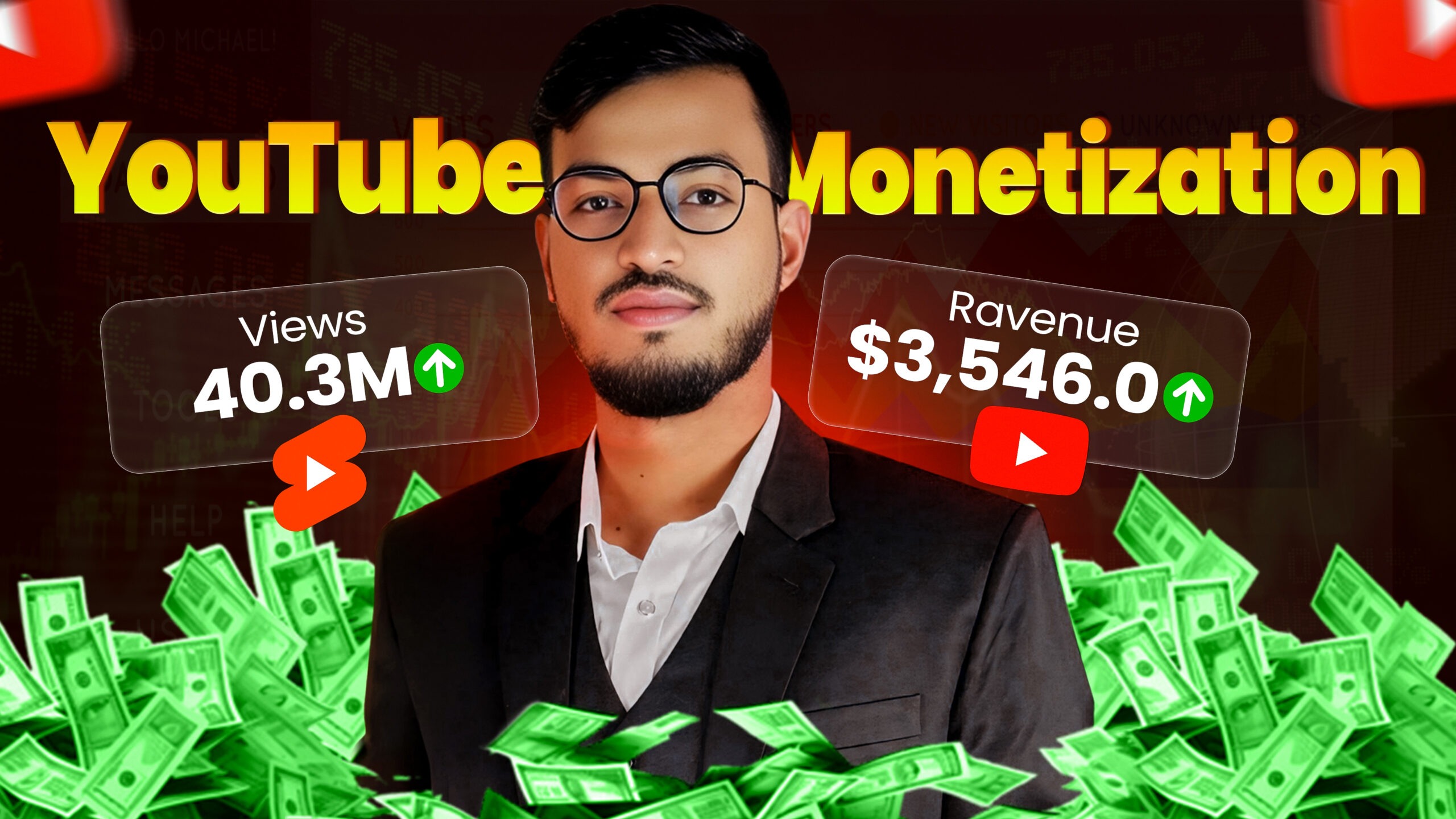 YouTube Monetization Income Secrets (English)